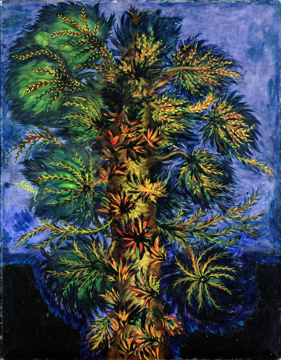 树，c.1930 作者 塞拉芬·路易斯