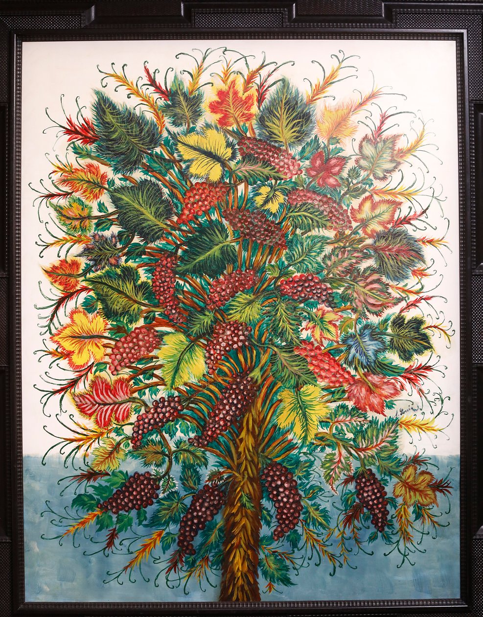 葡萄，约1930年（布面油画 作者 塞拉芬·路易斯