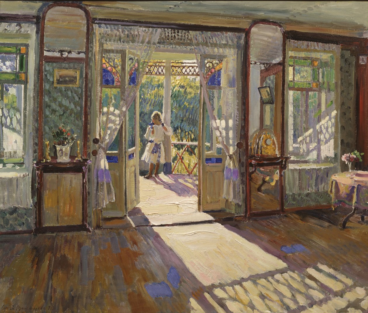 在房子里，1913年 作者 谢尔盖·阿塞涅维奇·维诺格拉多夫