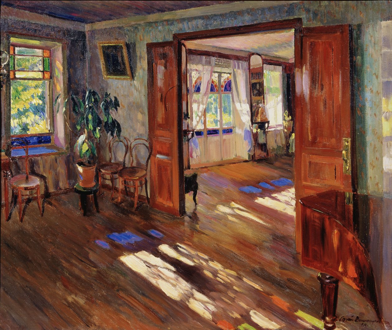 在一所房子里，1914年 作者 谢尔盖·阿塞涅维奇·维诺格拉多夫