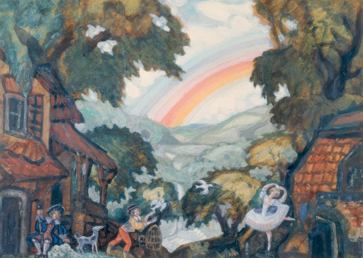 亚当（A.Adam），吉赛尔（Giselle）-舞台设计Sudeikin 作者 谢尔盖（Sergei Yurievich Sudeikin）