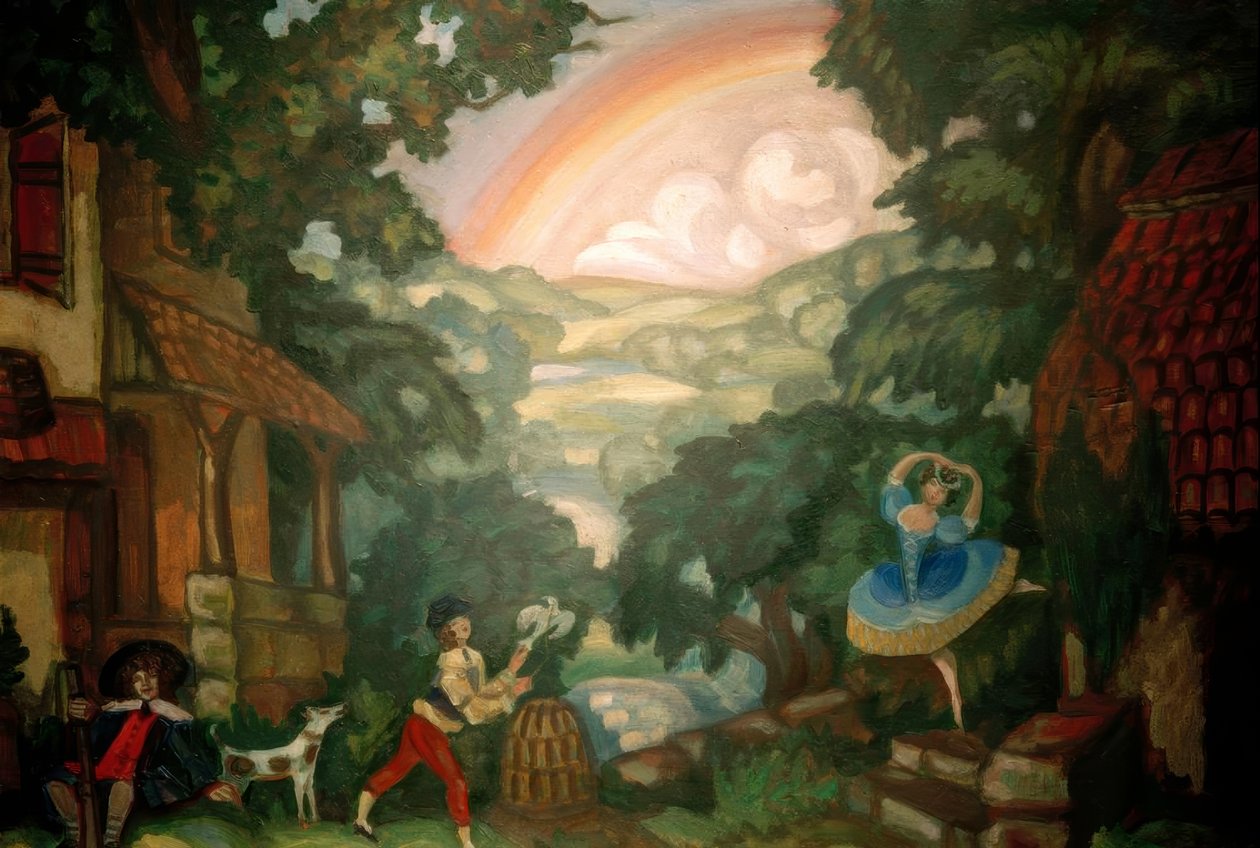 亚当（A.Adam），吉赛尔（Giselle）-舞台设计Sudeikin 作者 谢尔盖（Sergei Yurievich Sudeikin）