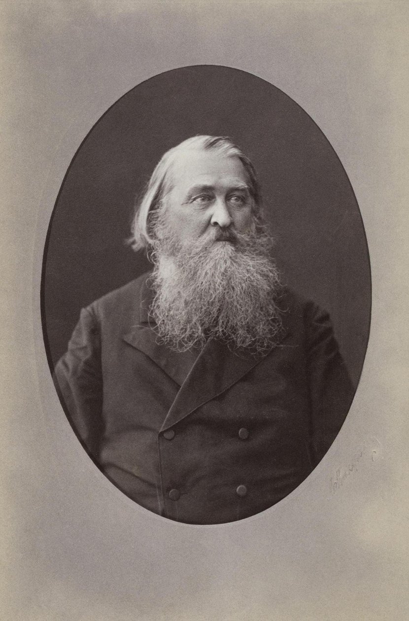 诗人肖像Aleksey Nikolayevich Pleshcheyev 1825-1893，1870年 作者 谢尔盖（Sergei Lvovich Levitsky）