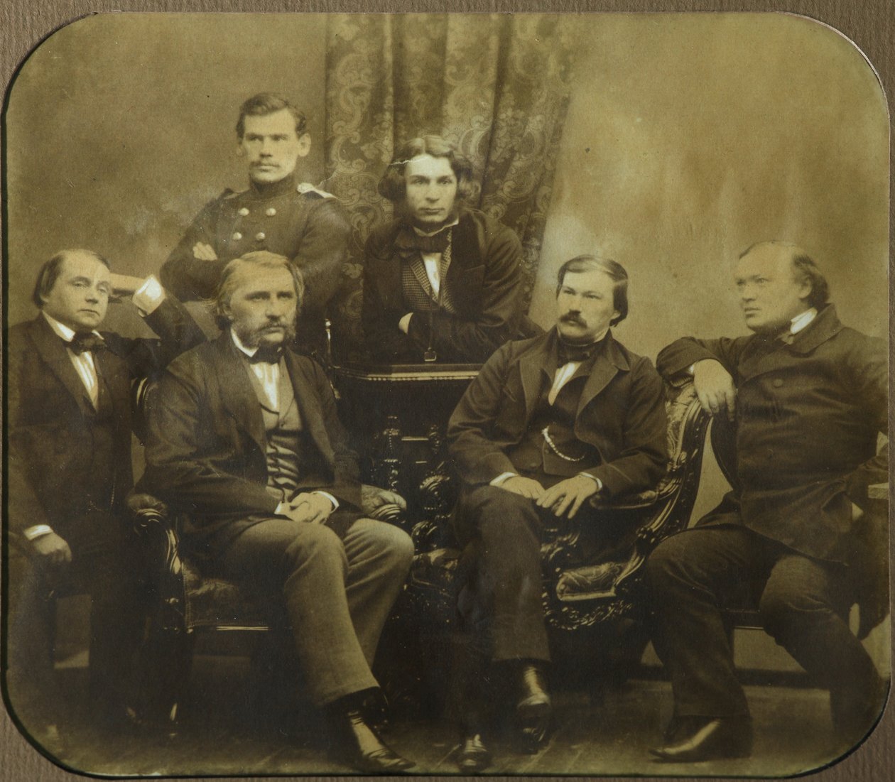 Sovremennik：Ivan Goncharov，Ivan Turgenev，Leo Tolstoy，Dmitri Grigorovich，Alexander Druzhinin和 作者 谢尔盖（Sergei Lvovich Levitsky）