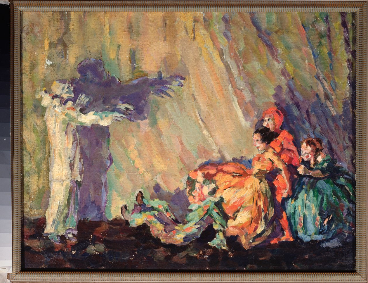 Les clowns, pagliacci (jesters) (Clowns, Pagliacci) (Costumes from the commedia dell