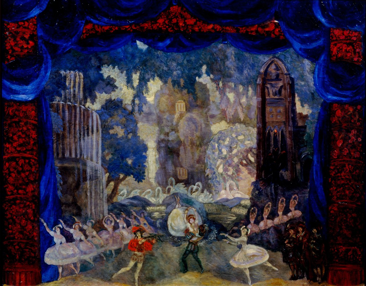 芭蕾舞，1910年 作者 谢尔盖·尤里耶维奇·苏代金