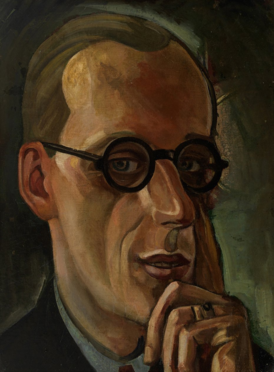 作曲家谢尔盖·普罗科菲耶夫（Sergei Prokofiev）的肖像1891-1953，1930年代 作者 谢尔盖·尤里耶维奇·苏代金