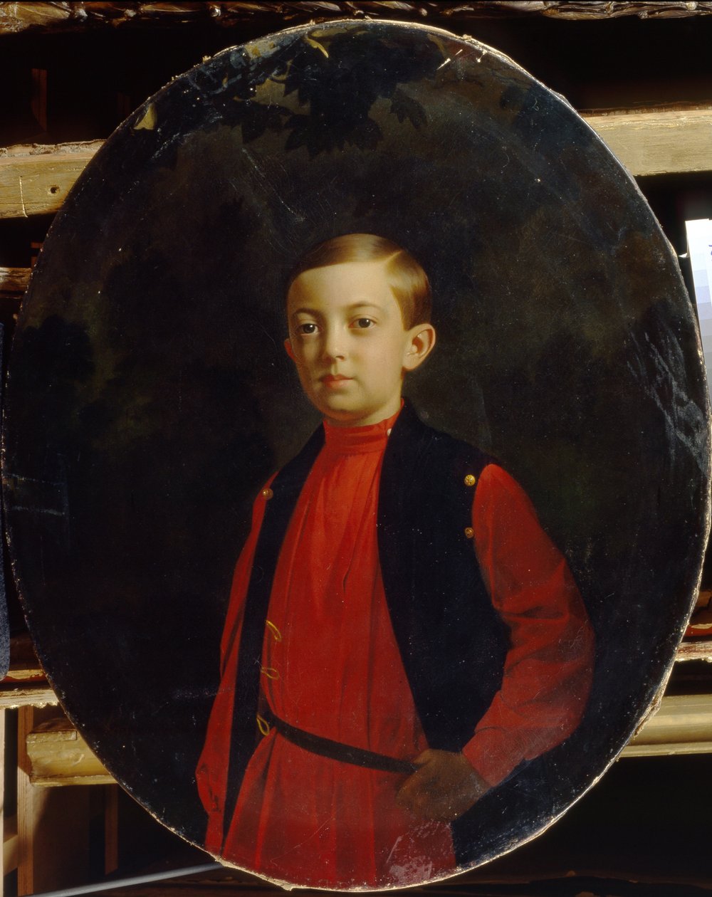 俄罗斯的Tsarevich Nicholas Alexandrovich的肖像18431865 作者 谢尔盖·康斯坦丁诺维奇（Sergey Konstantinovich Zaryanko）