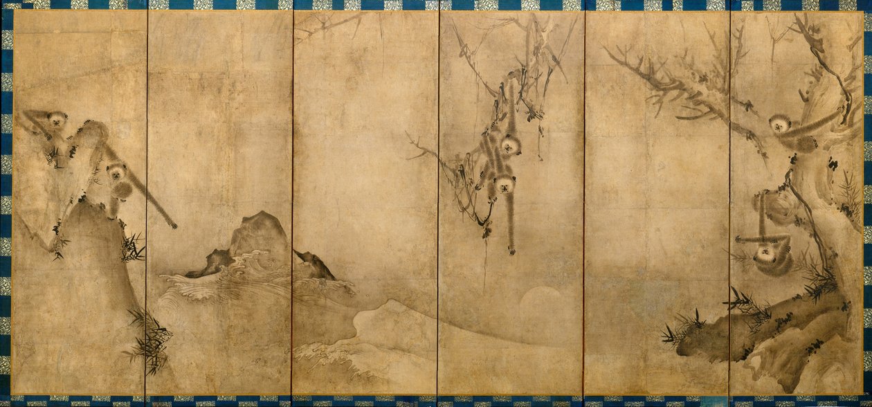 Gibbons in a Landscape，c.1570 作者 塞森·史凯