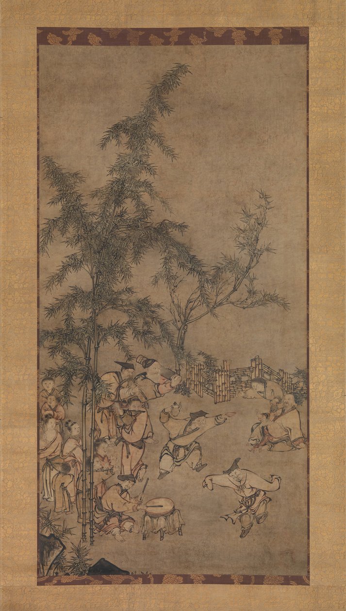 竹林七贤》，1550年代。 作者 修庆