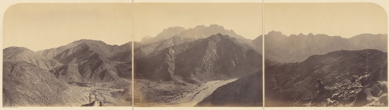 Jebel的Jebel Serbal 作者 詹姆斯·麦克唐纳中士