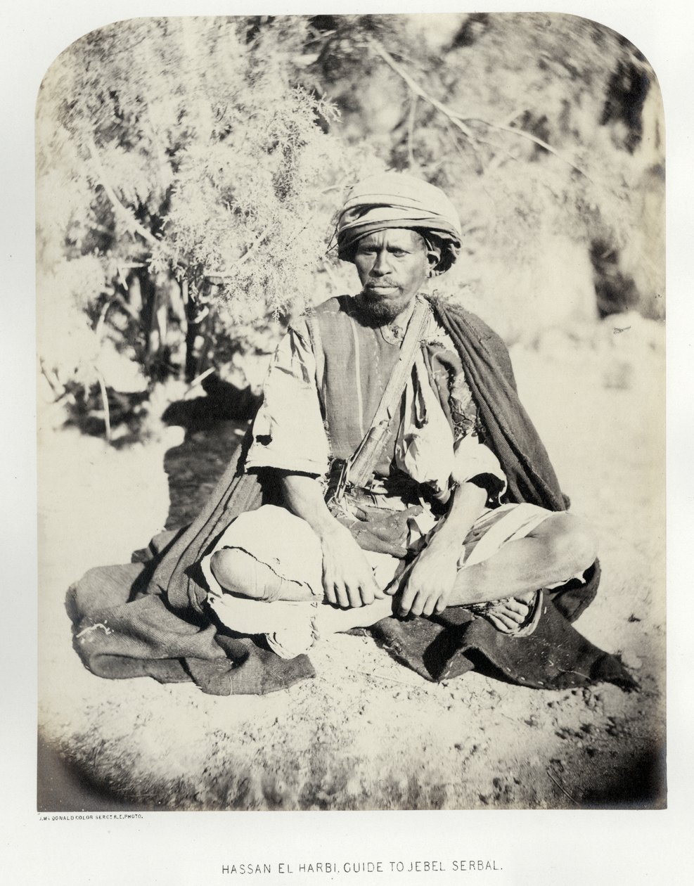 Hassan el Harbi，1868年Jebel Serbal指南 作者 詹姆斯·麦克唐纳中士