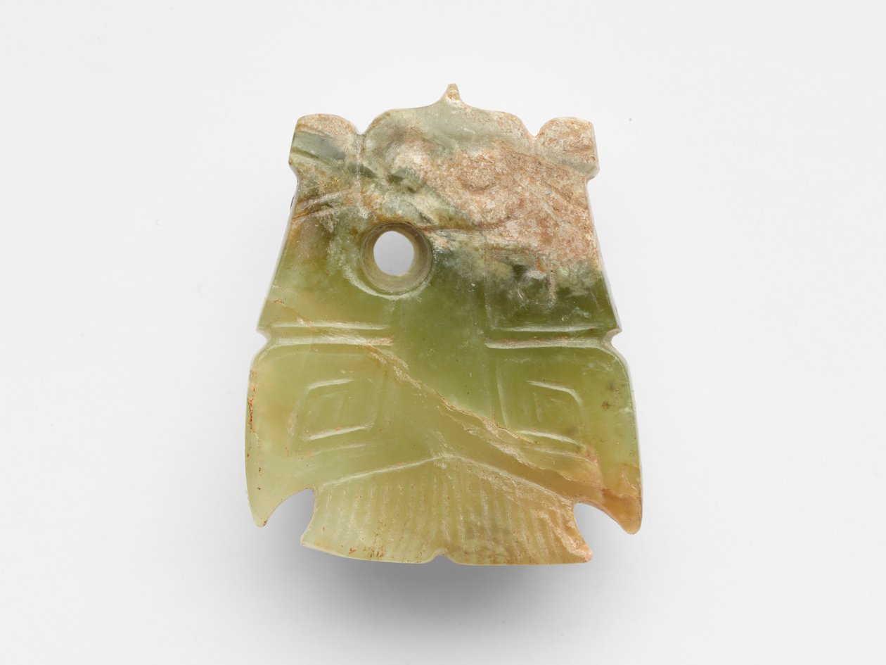 重制的鸟形吊坠，约公元前1300-1050年 作者 商代中文学校