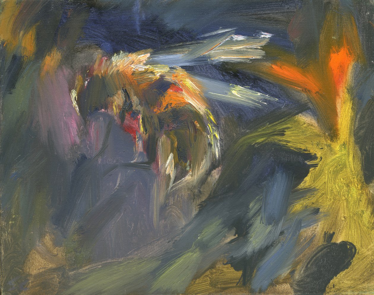 蜜蜂 3 号》，2024 年（木板油画） 作者 肖恩·凯里