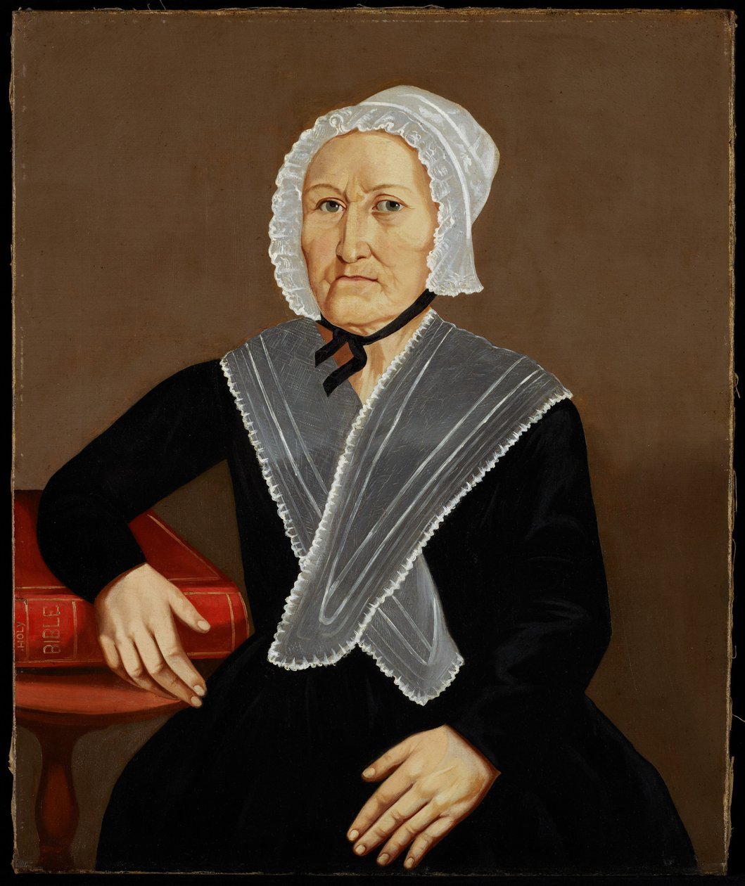 Harriet Brown的肖像，1845年 作者 谢尔顿·派克