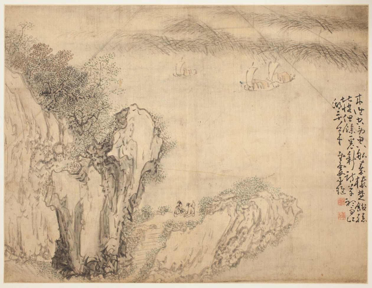 风景与人物风景 作者 沉煌