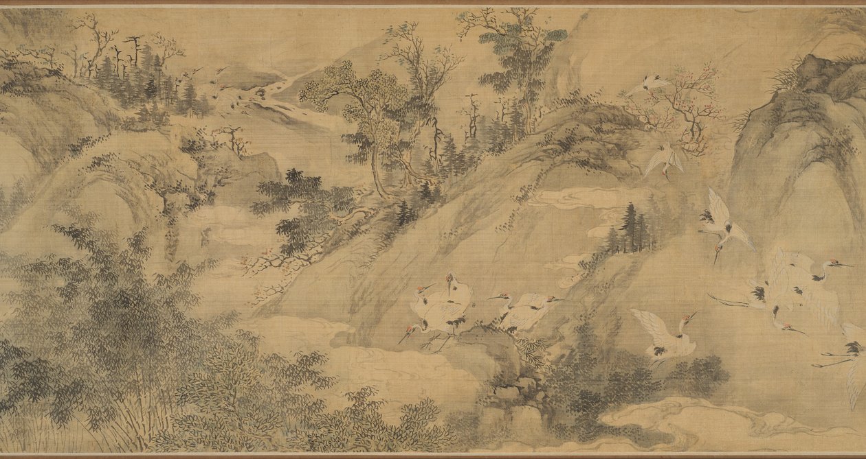 百鹤图 作者 神泉