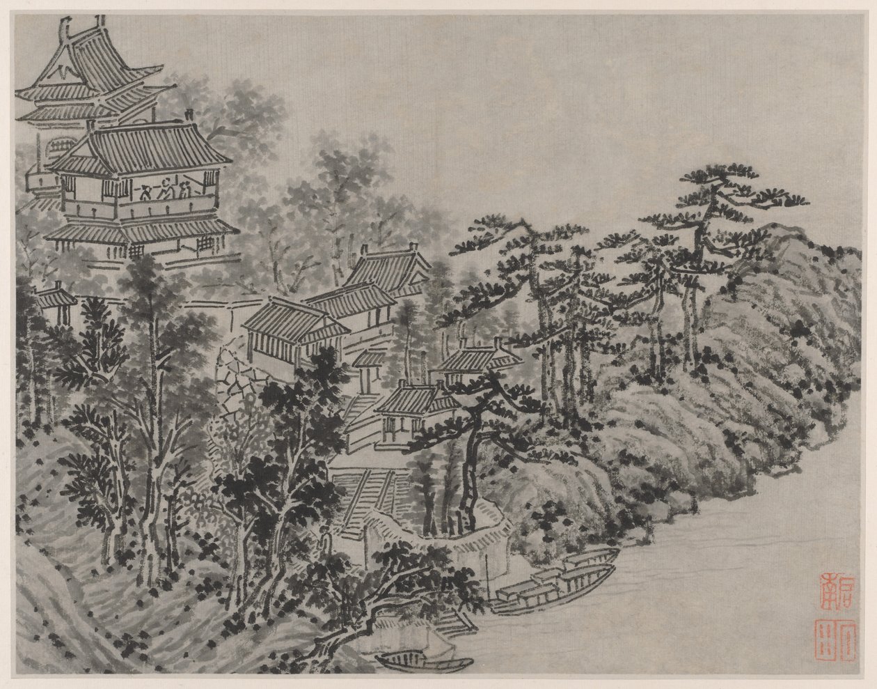 苏州虎丘十二景：登云亭 作者 神舟