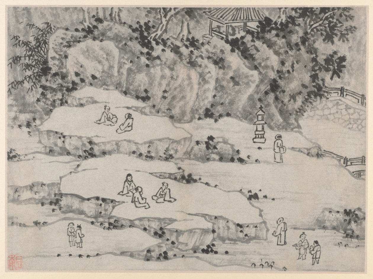 苏州虎丘十二景：点石台、虎丘和千人座 作者 神舟