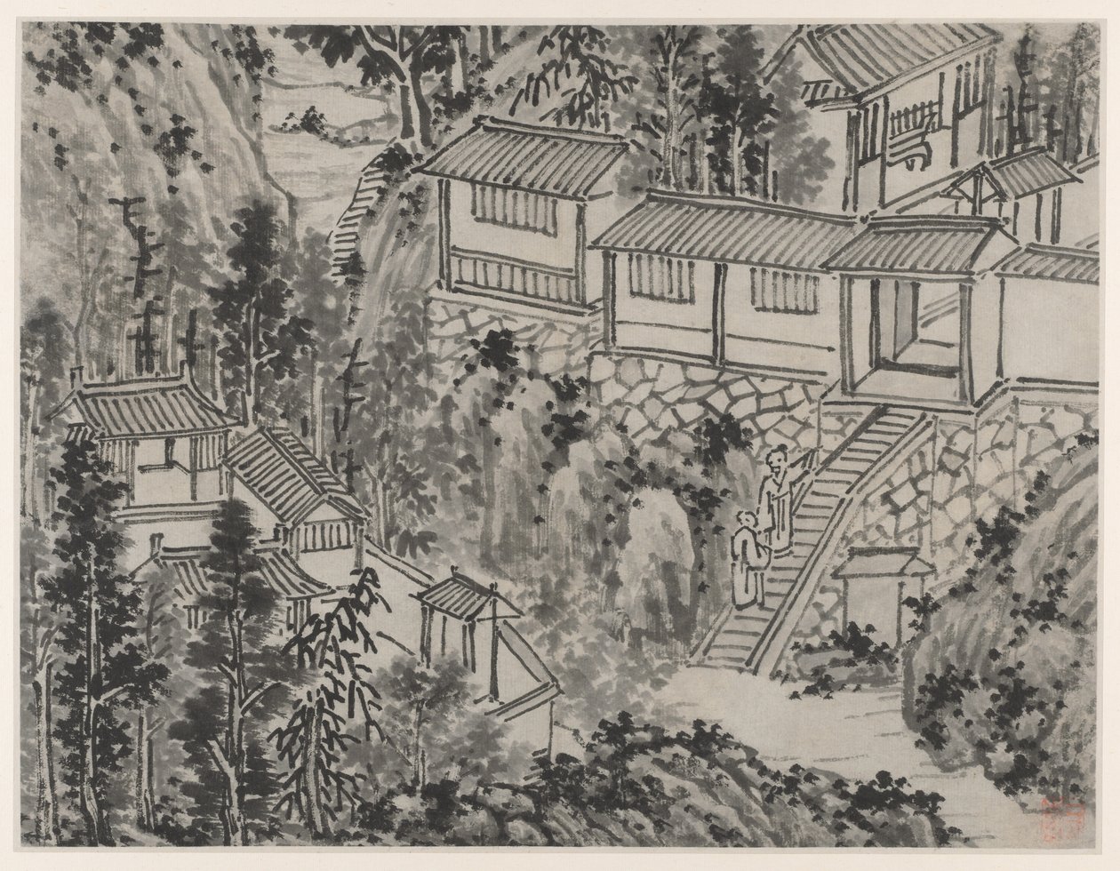 苏州虎丘十二景：松隐 作者 神舟