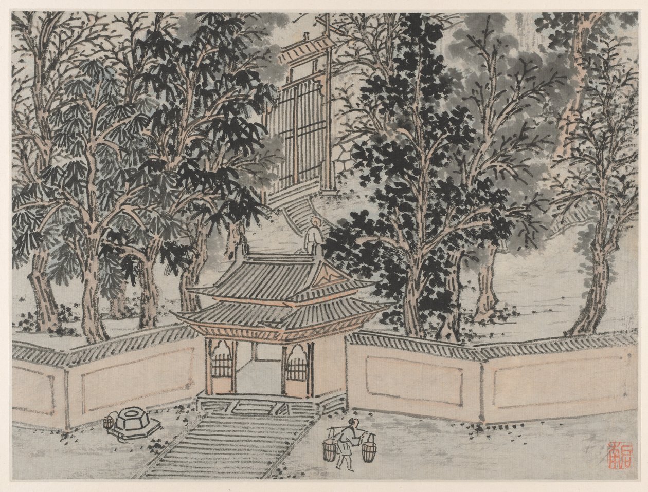 苏州虎丘十二景：后山门虎跑泉 作者 神舟