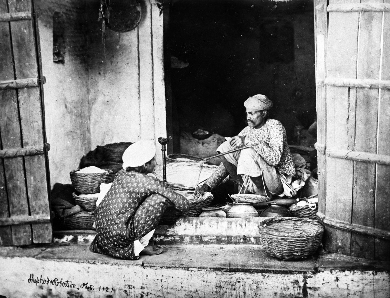 Banya的商店，1863年 作者 牧羊人和罗伯逊