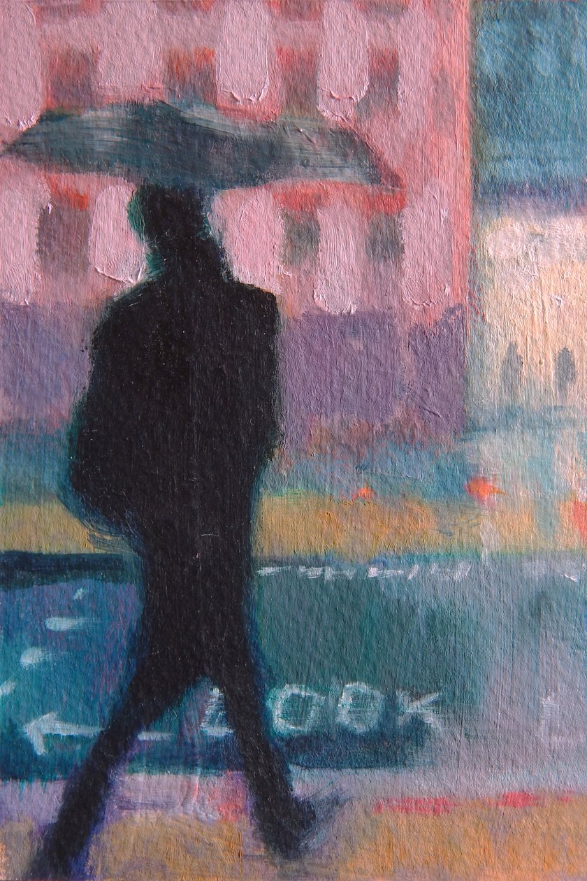 18.01 Mansion House, 2015 (oil on card) 作者 谢里吉