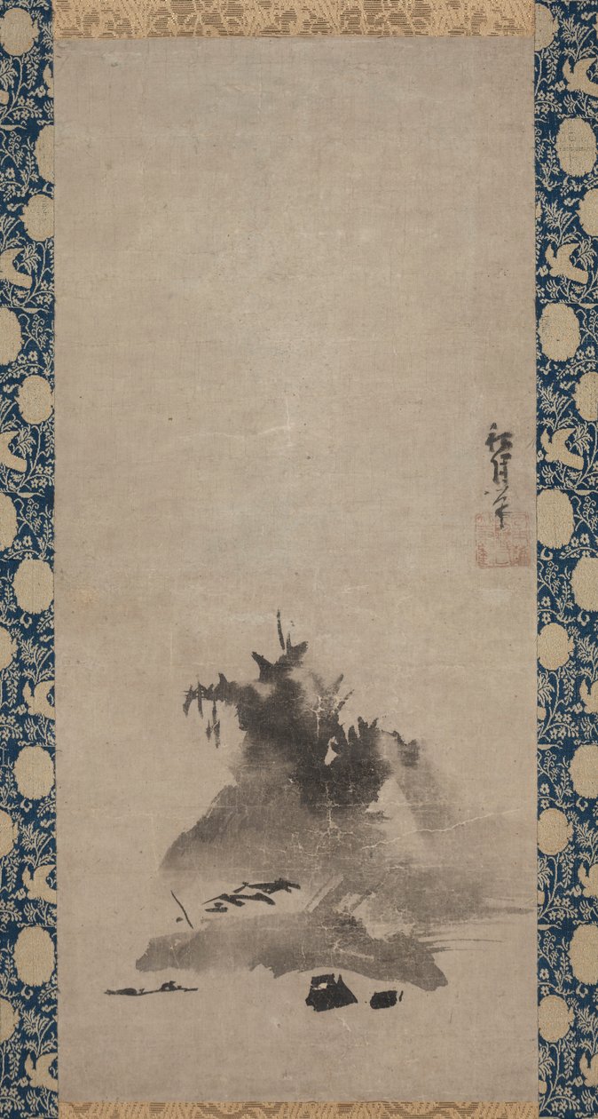 Haboku Flung-ink Landscape, 约1510年。 作者 修月东观