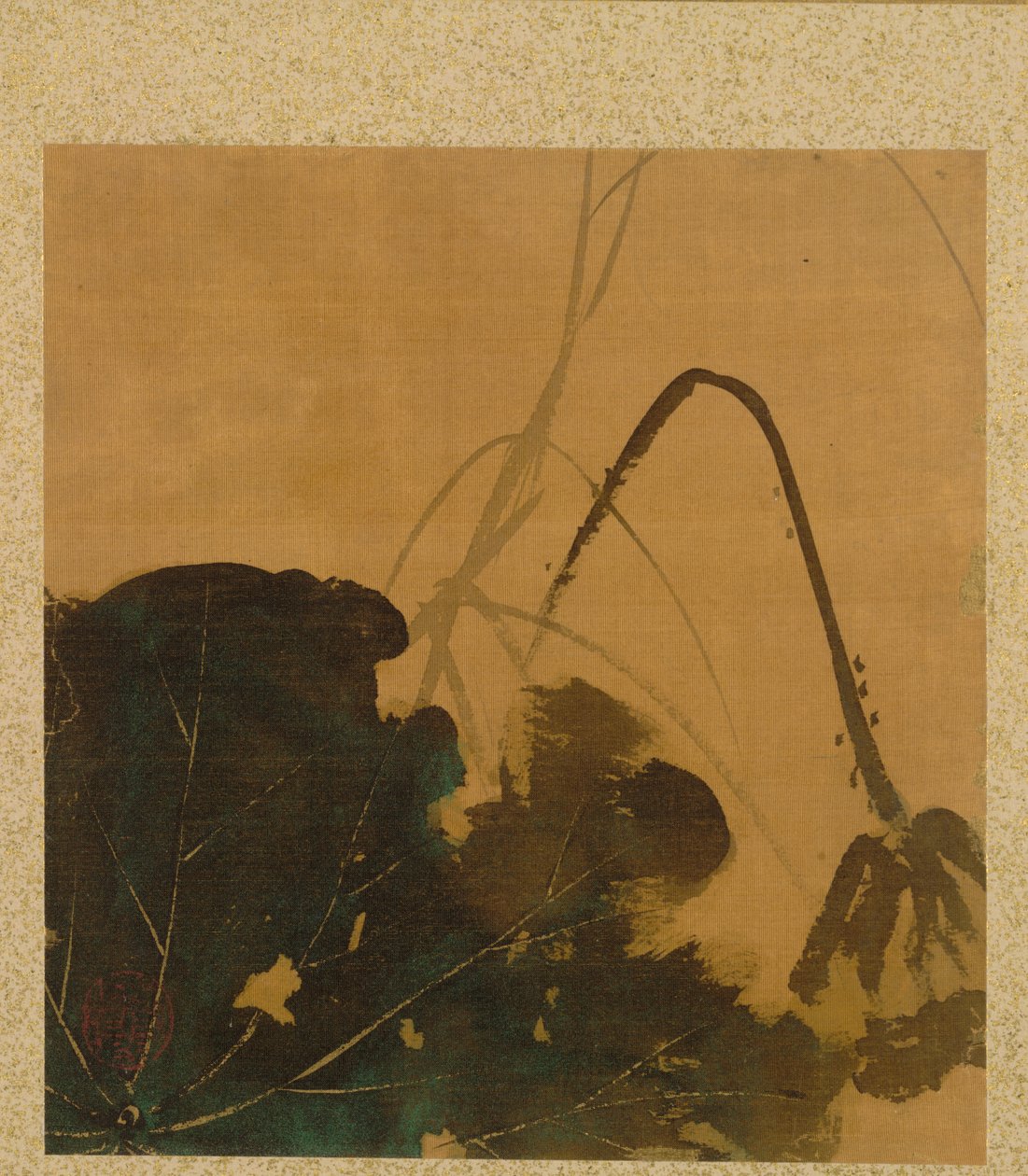 泽心法师画册中的荷花 作者 Shibata Zeshin