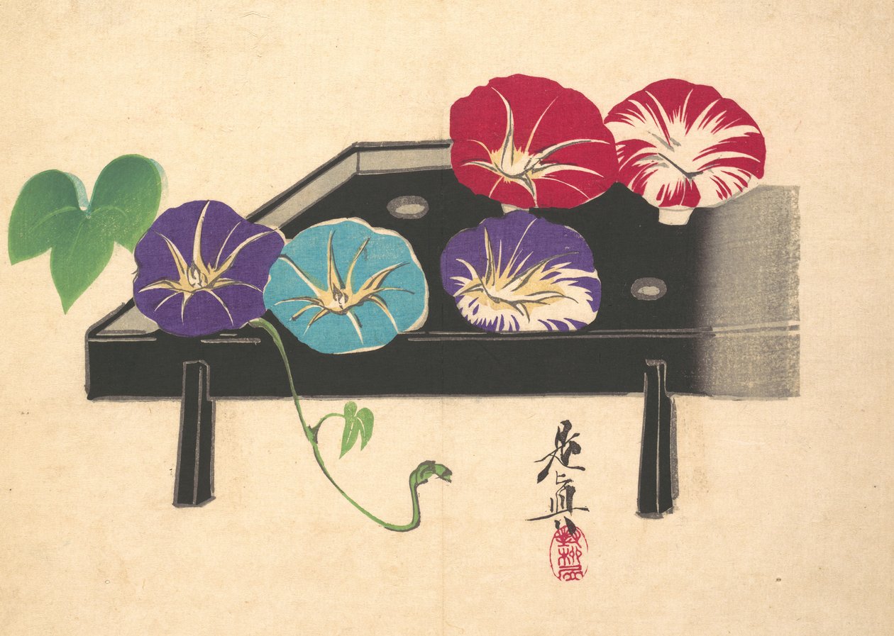 牵牛花，约1860年，约1860年。 作者 Shibata Zeshin