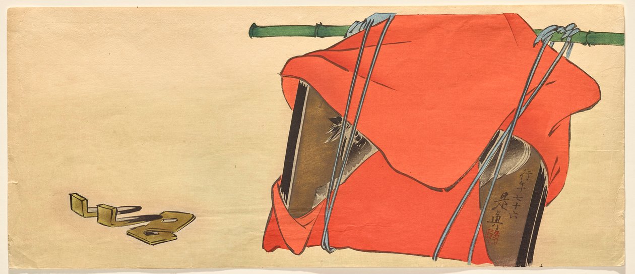 马的供奉牌匾（ema） 作者 Shibata Zeshin