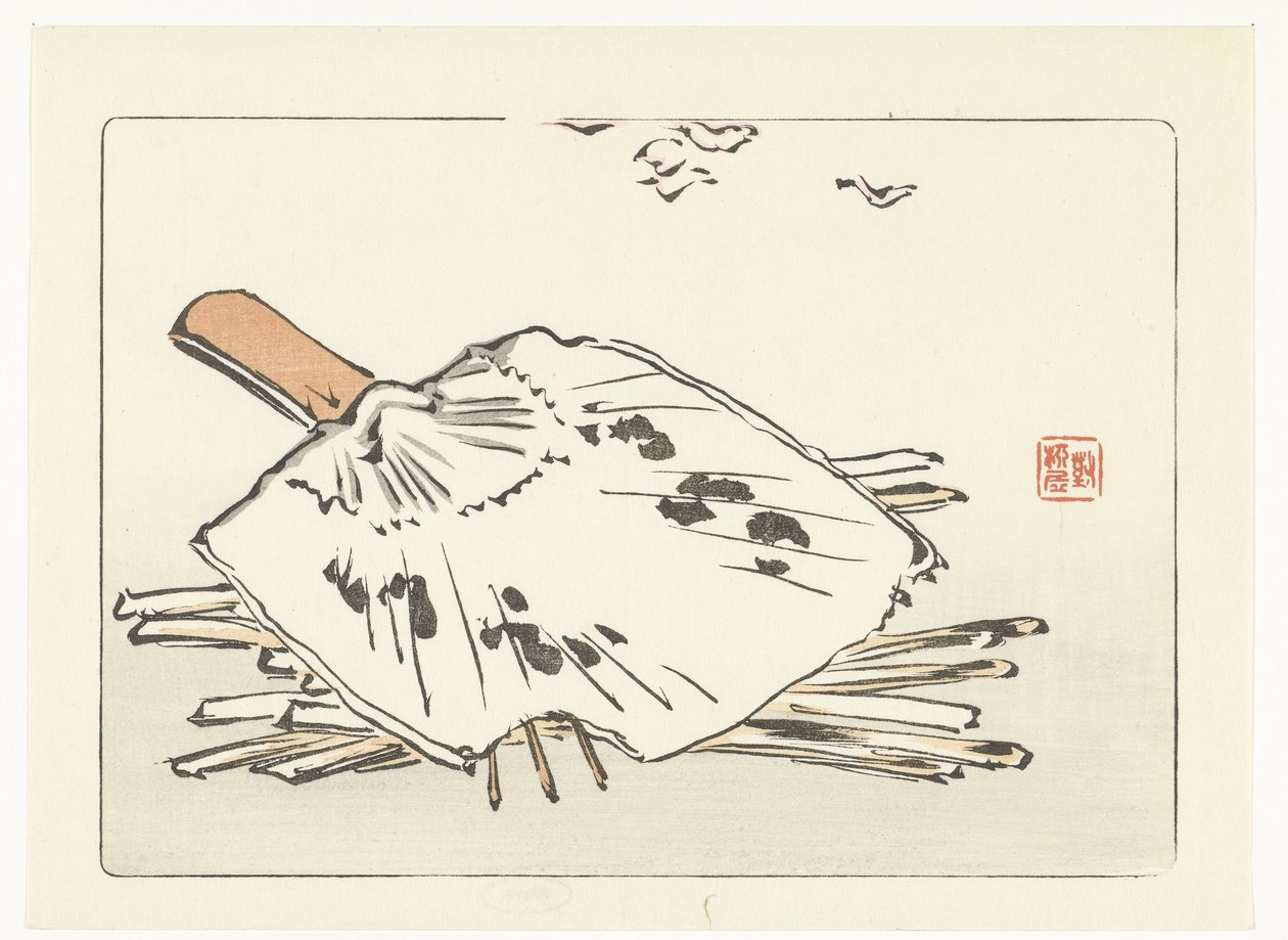 扇子和木柴 作者 Shibata Zeshin