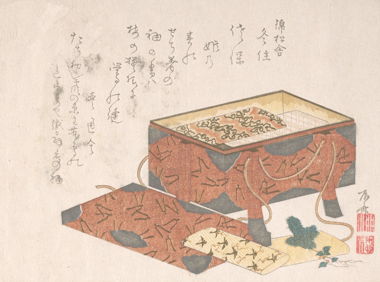 Lacquer Box for Clothes, 19 century. 作者 心斋