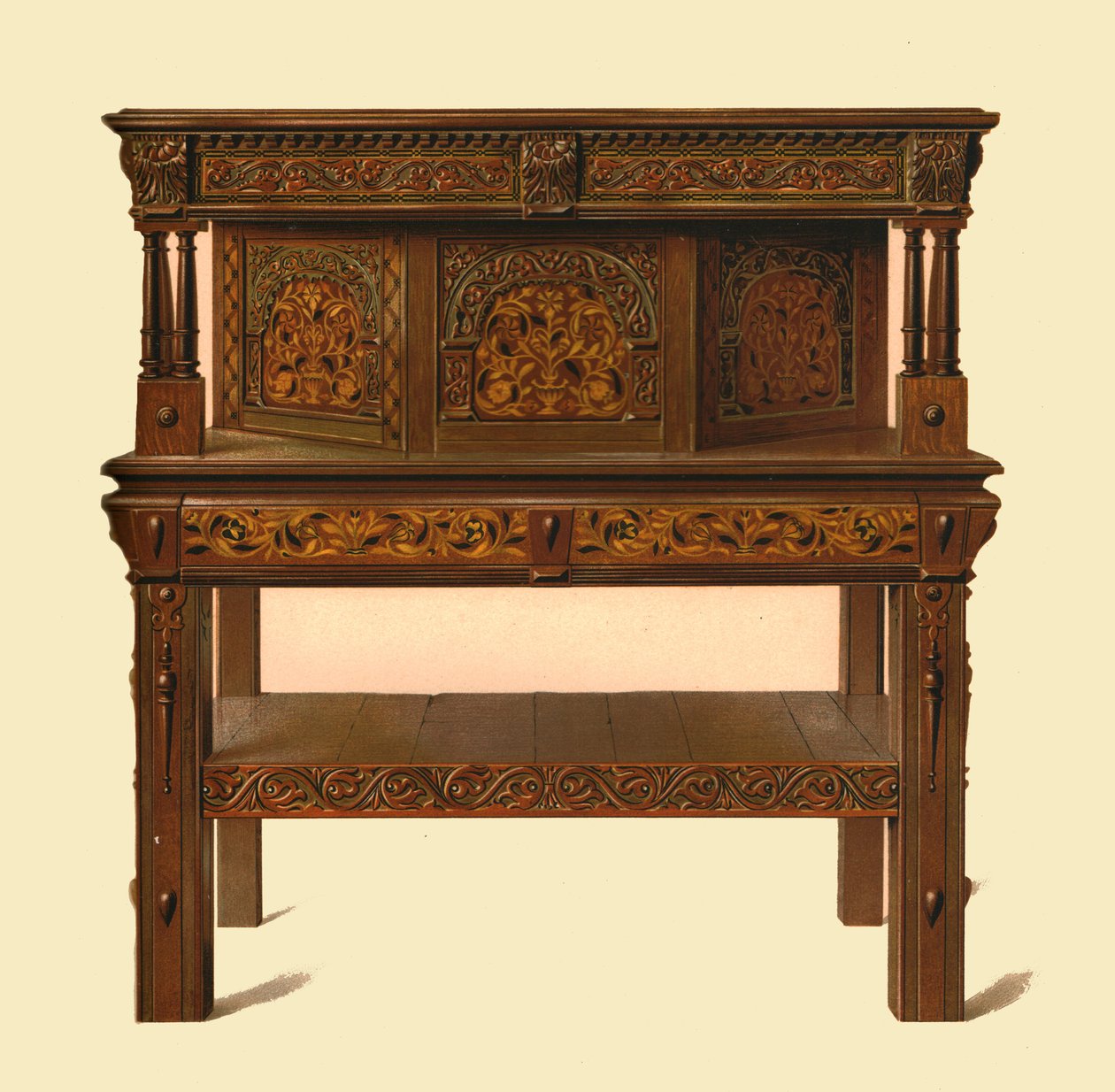 橡木站立式自助餐，1904年 作者 雪莉·查尔斯·莱韦林·斯洛科姆