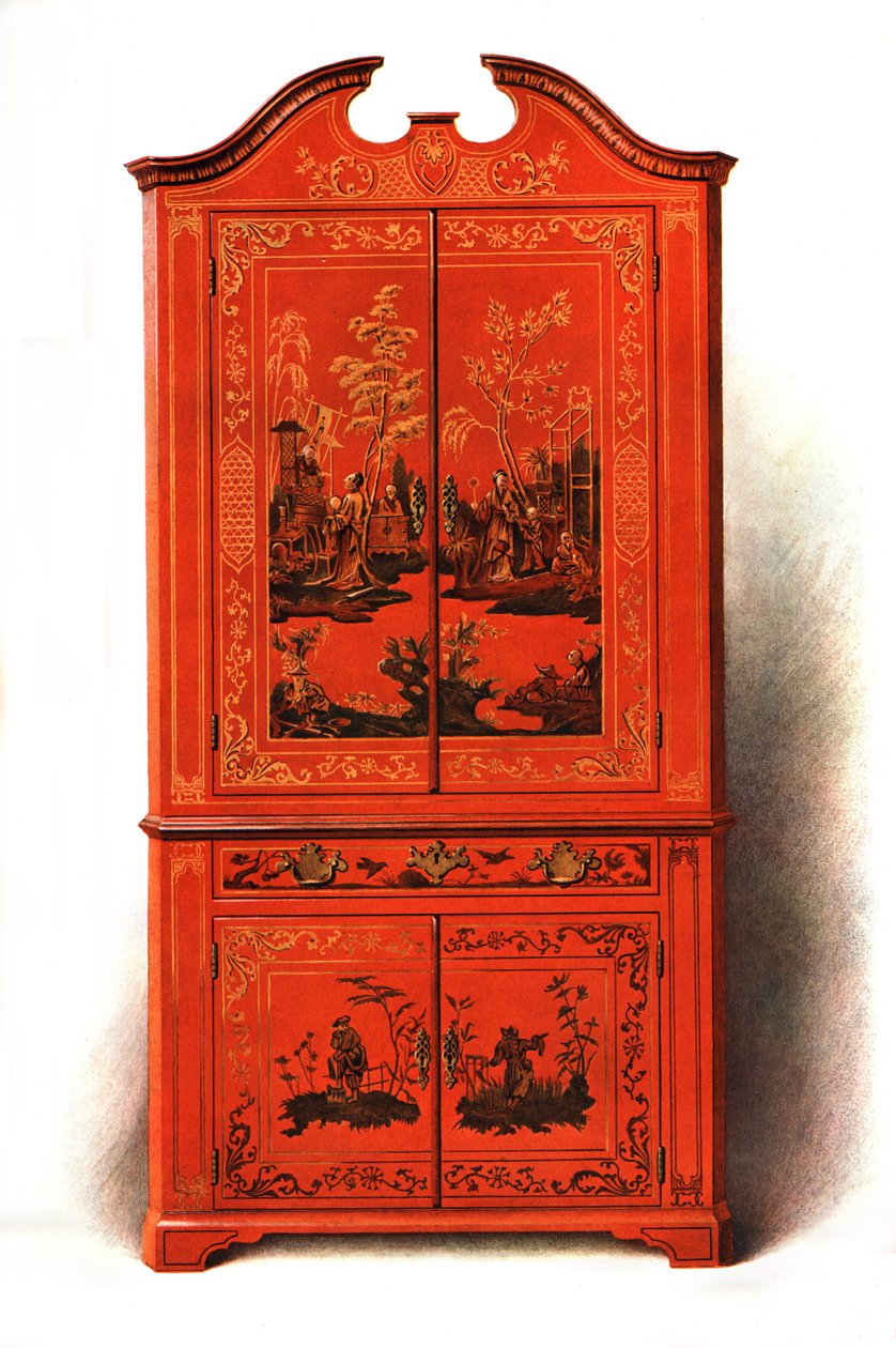 Red Lacquer Cabinet，1907 1908。 作者 雪莉·查尔斯·莱韦林·斯洛科姆