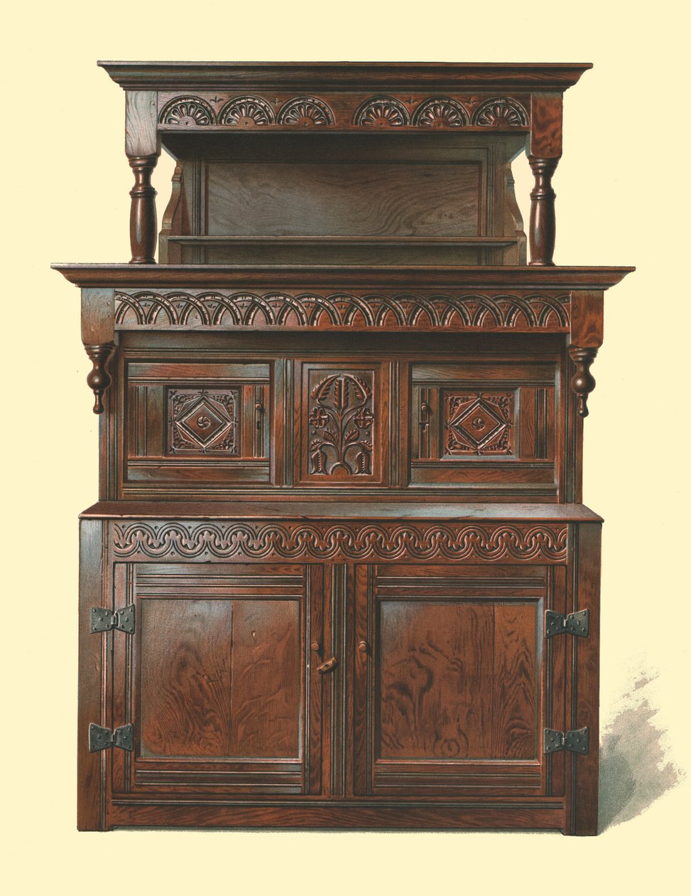 特里达恩，橡木法院橱柜，1904年 作者 雪莉·查尔斯·莱韦林·斯洛科姆