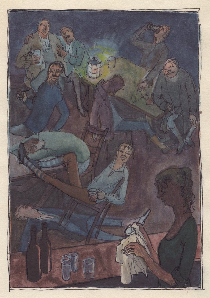 牙买加旅馆内，1952年。 作者 雪莉·马卡姆