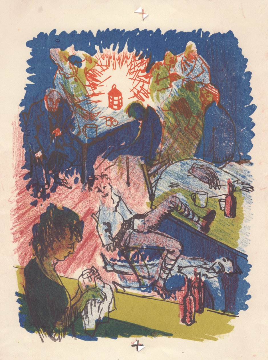 牙买加旅馆内，1952年。 作者 雪莉·马卡姆