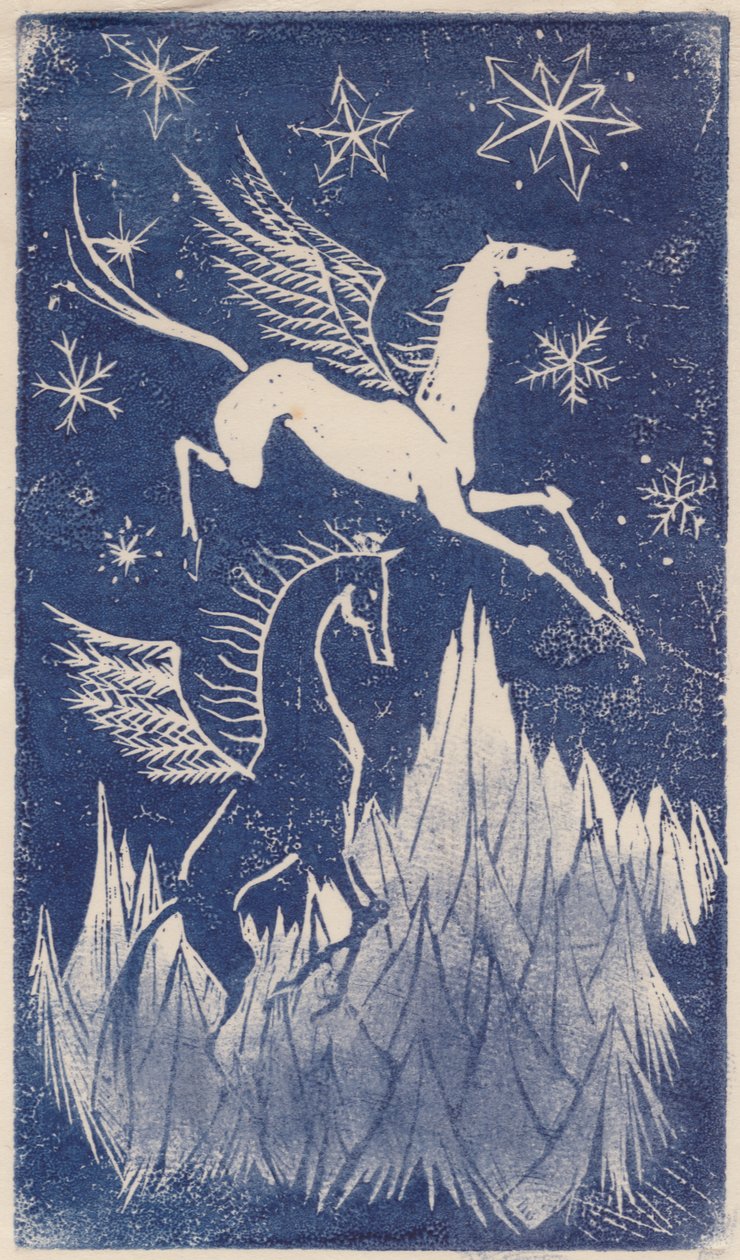 飞马公司，约1950年。 作者 雪莉·马卡姆