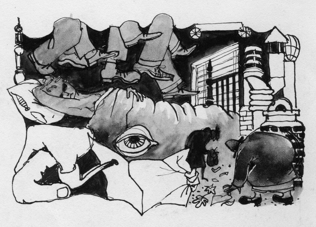 超现实的研究，1952年。 作者 雪莉·马卡姆