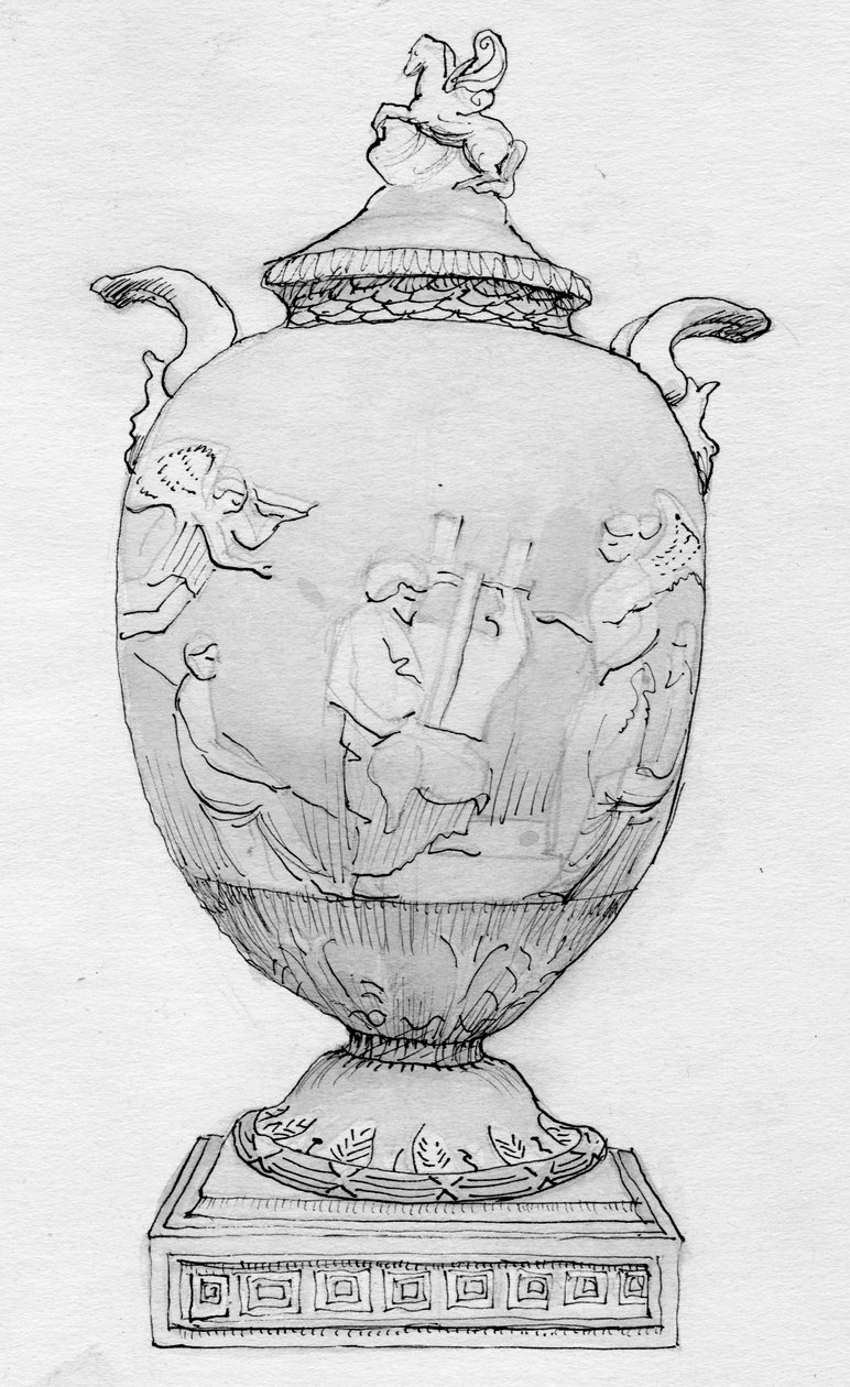 韦奇伍德花瓶，1786年》，1950年。飞马花瓶 作者 雪莉·马卡姆
