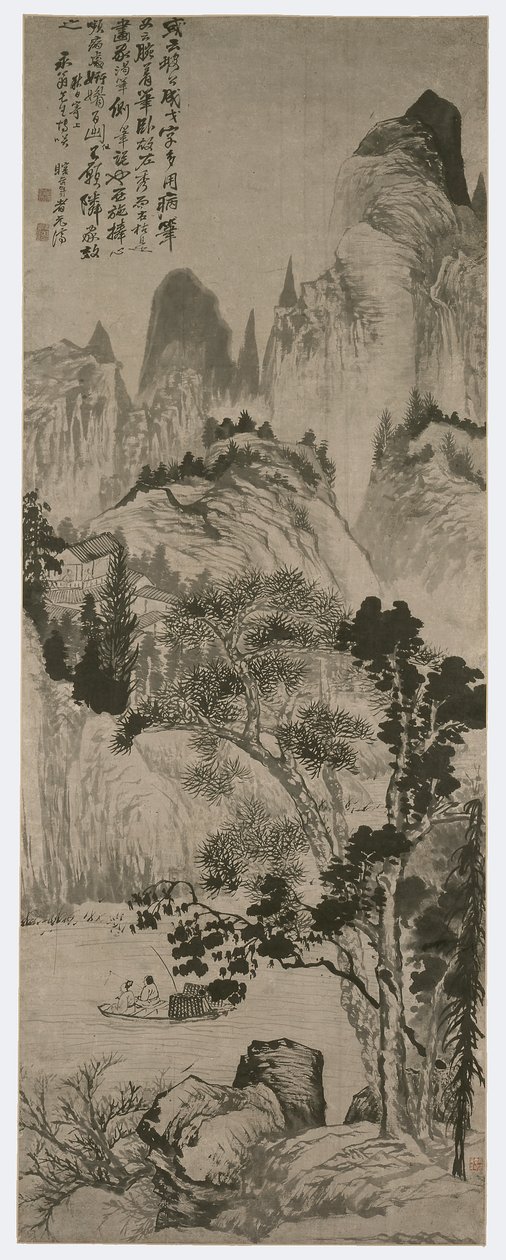 永温的风景 作者 石涛
