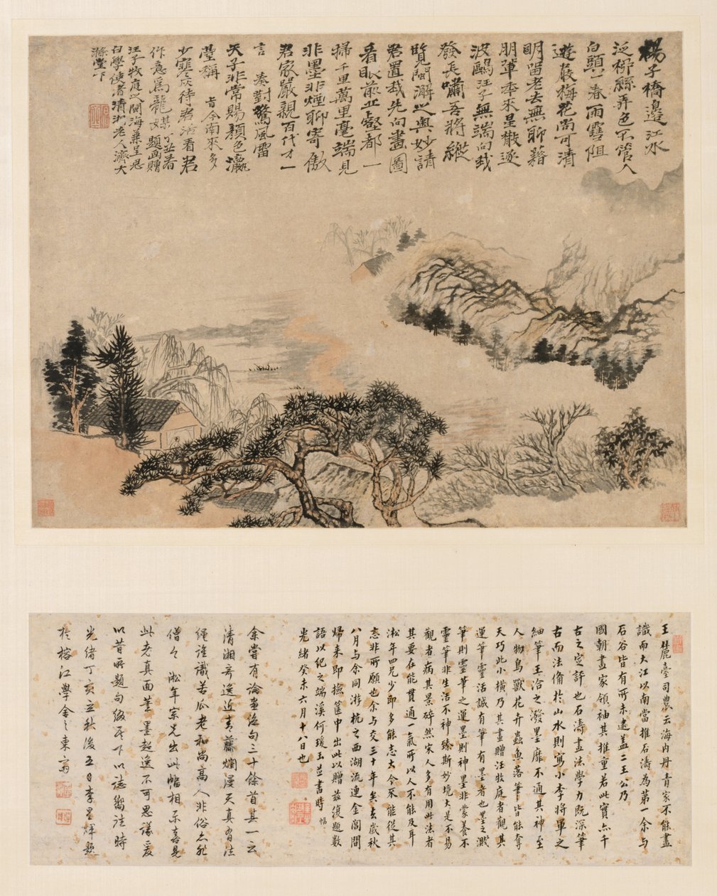 江南春雾 作者 石涛