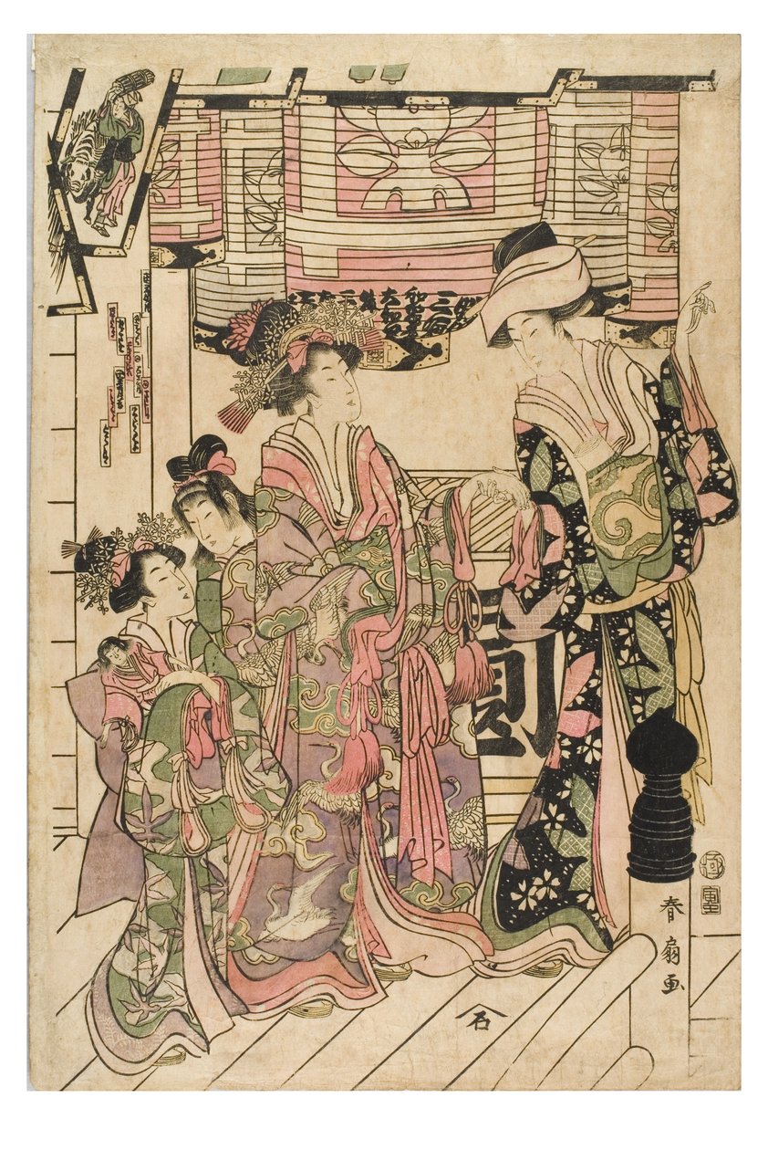 参观神社 作者 胜川胜川