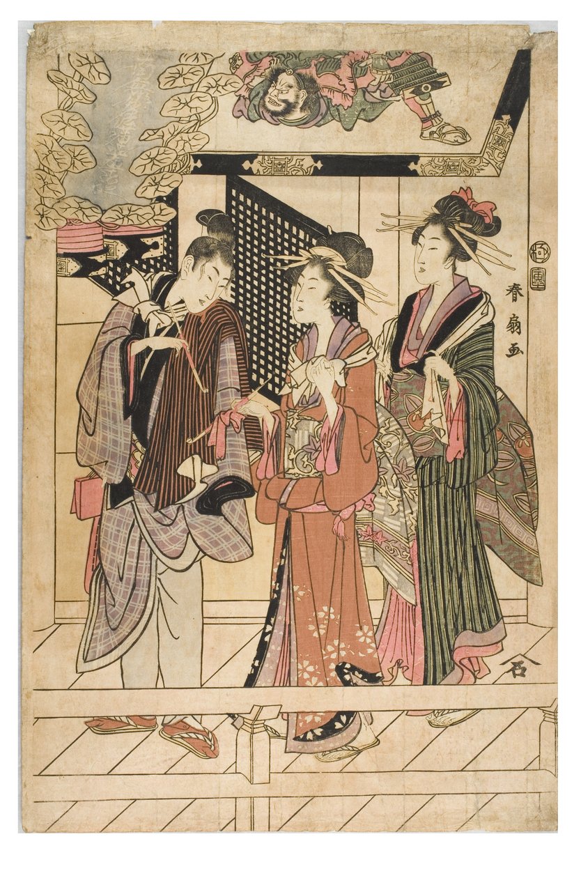 参观神社 作者 胜川胜川