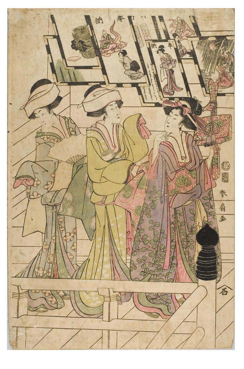 参观神社 作者 胜川胜川