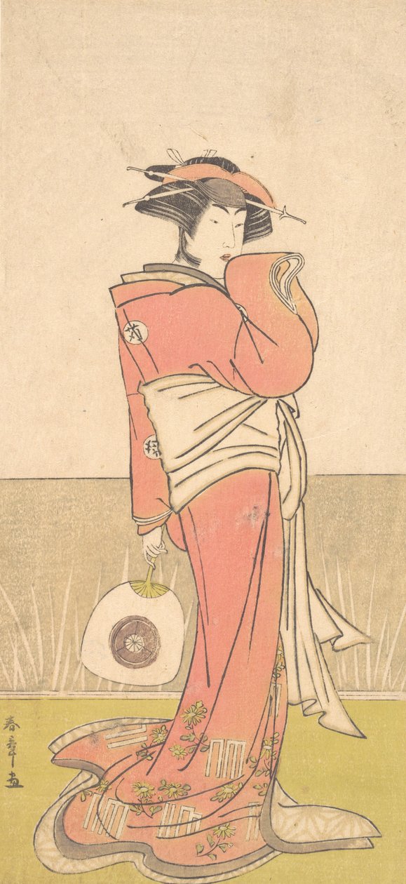 岩井半四郎，约1780年。 作者 春庄