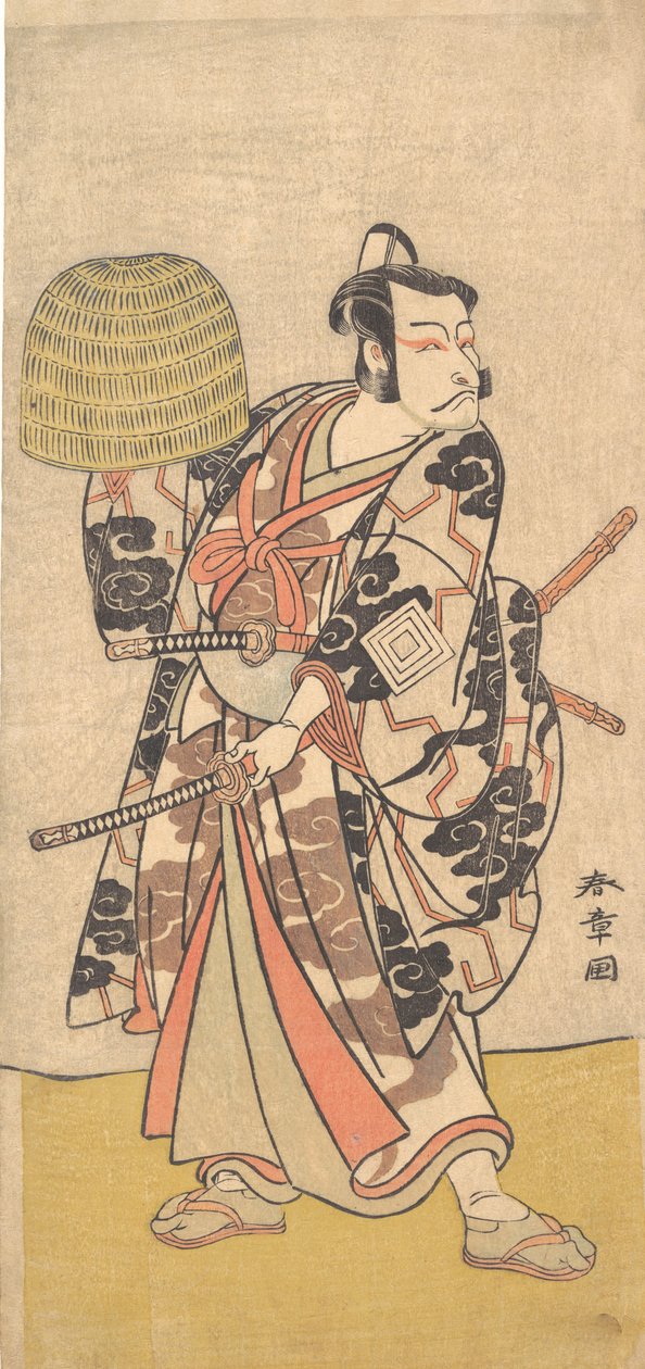 歌舞伎演员 Ichikawa Danjuro V, 1774年。 作者 春庄