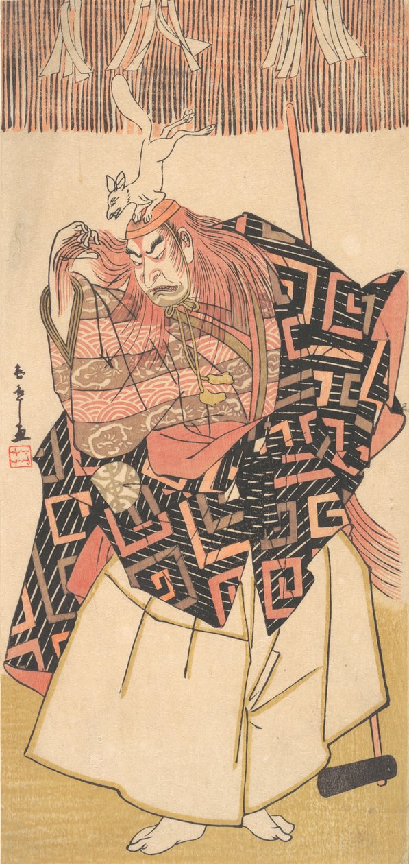 中村中藏一世，约1780年。 作者 春庄