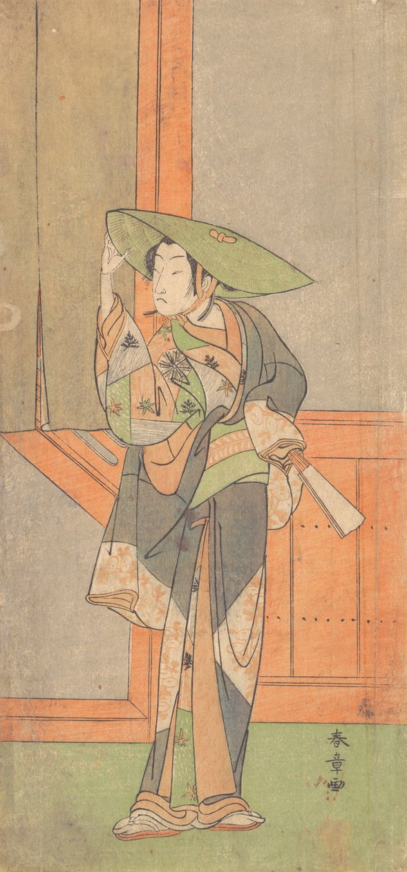 1771年2月，第一任中村富三郎扮演的伊左卫门。 作者 春庄